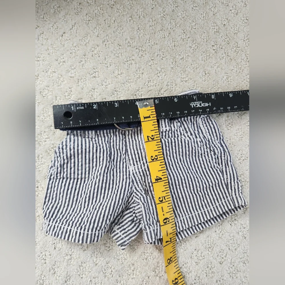 Gymboree Blue Stripe‎ Shorts Baby Boys Nautical Beach Size 0-3 Months
